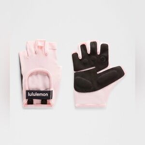 Lululemon Wunder Train Gloves size XS/S Pink Pearl/Black PKPL/BLK